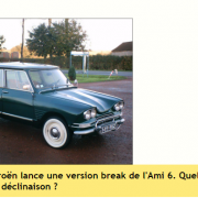 En 1964, Citroën lance une version break de l'Ami 6. Quel exploit réussit cette déclinaison ?