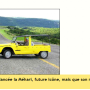 En 1968 est lancée la Méhari, future icône, mais que son nom signifie t-il en arabe ?